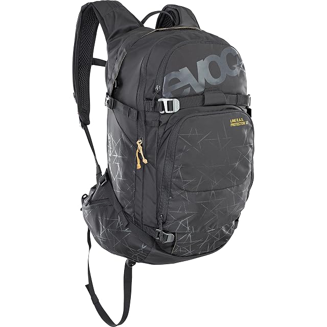 Zaino da sci nero EVOC Line R.A.S. Protector 32 con paraschiena