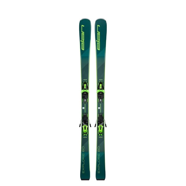 Set da sci alpino Elan Explore 80 con attacchi EL 10.0 GW Shift, 168 cm