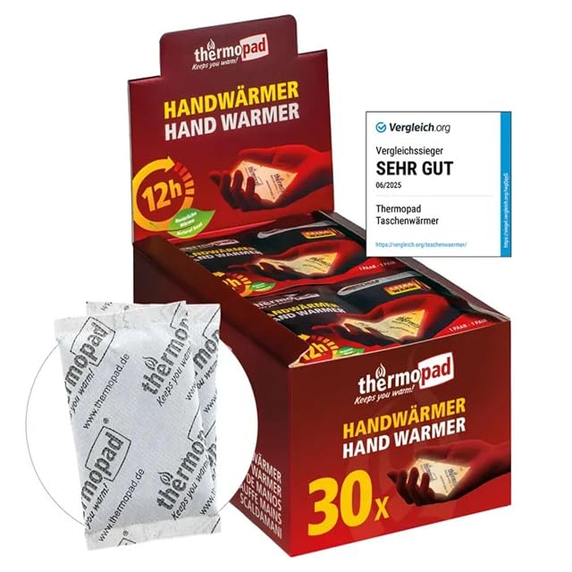 Scatola Thermopad da trenta paia di scaldamani