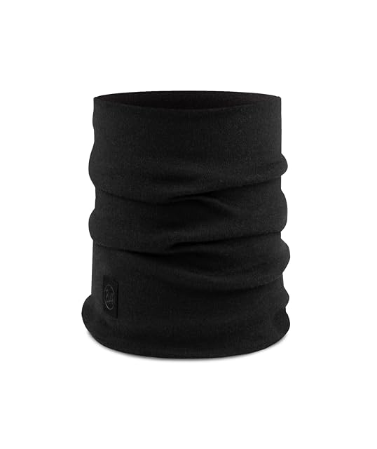 Scaldacollo Buff Merino nero pieno