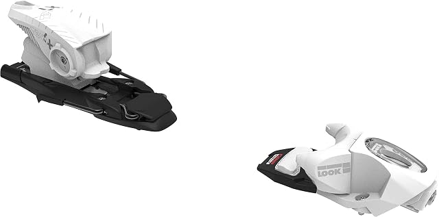 Attacco da sci bianco Look Team 4 GW con ski-stopper da 76 mm