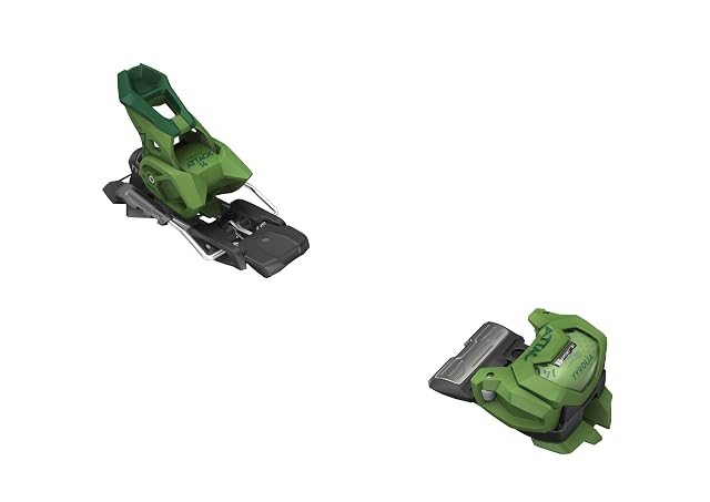 Attacco da sci verde Tyrolia Attack 14 GripWalk con ski-stopper da 110 mm