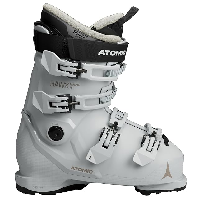 Scarpone da sci da donna Atomic Hawx Magna 75 W, ghiaccio e nero