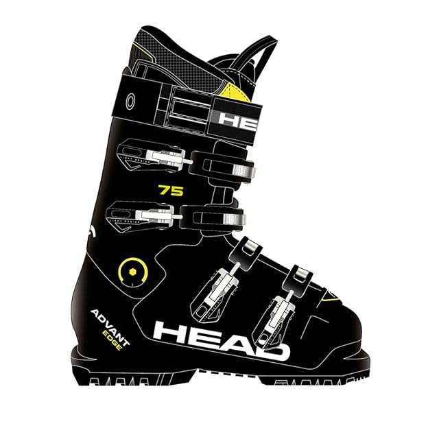 Scarpone da sci da uomo HEAD Advant Edge 75, nero
