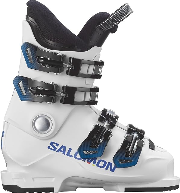 Scarpone da sci junior Salomon S/Race 60T, bianco e blu process