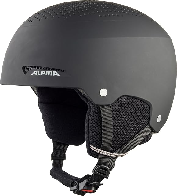 Casco da sci per bambini Alpina Zupo nero opaco