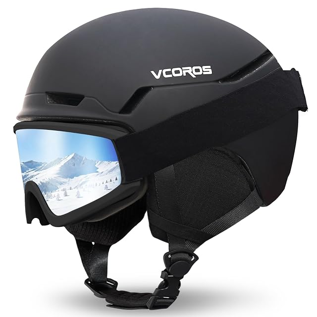 Casco da sci VCOROS DXH-816 con la maschera abbinata