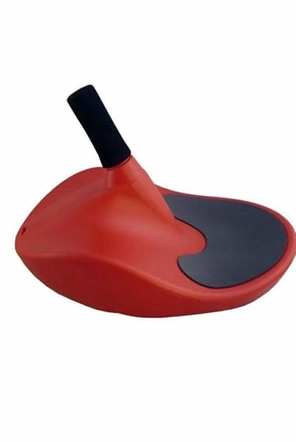 Slitta pattino AlpenGaudi Zipfel in HDPE rossa, 57 cm