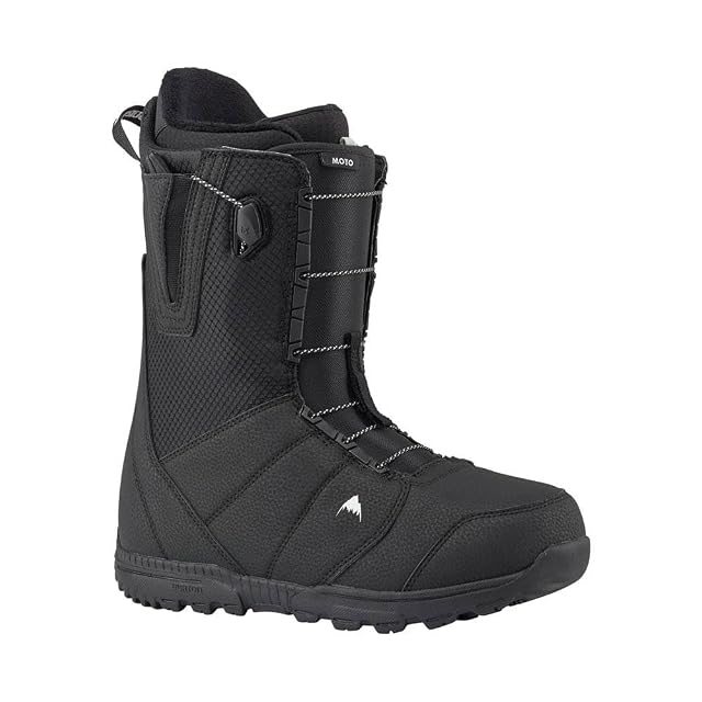 Scarpone da snowboard Burton Moto nero con allacciatura Speed Zone