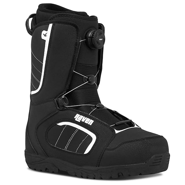 Scarpone da snowboard Raven Target Moz con una sola rotella di serraggio ATOP