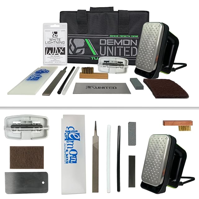 Kit di manutenzione completo Demon United per sci e snowboard con sciolina